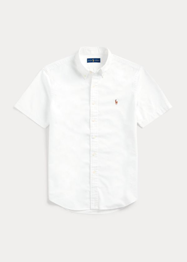 Polo Ralph Lauren All Fits Korte Ærmer Oxford Skjorte Herre Danmark (SHEGD8072)